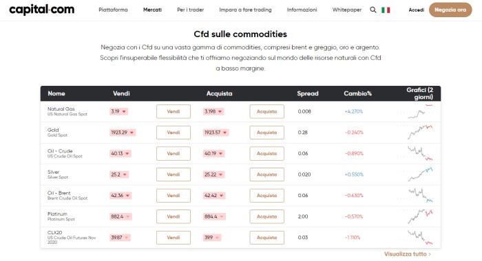 Commodities CFD