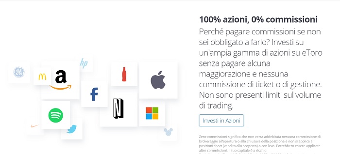 azioni 0 commissioni
