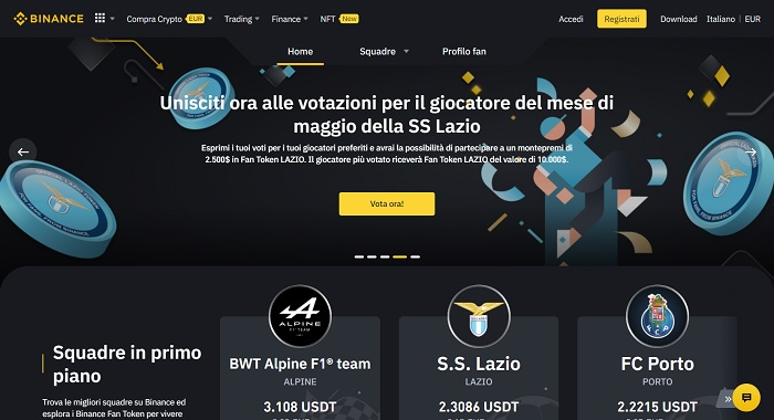 binance lazio