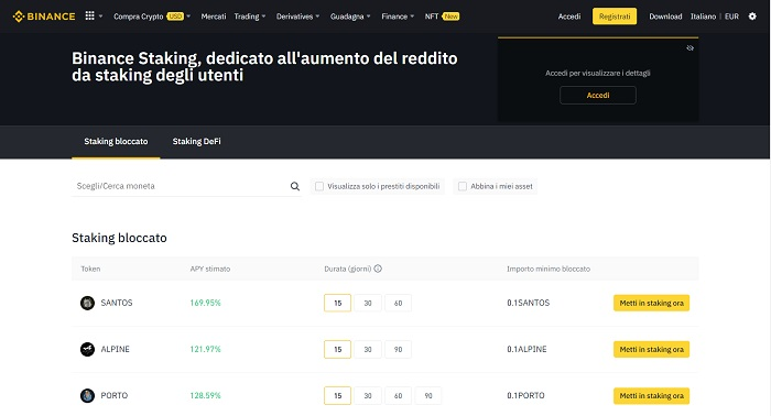 binance staking