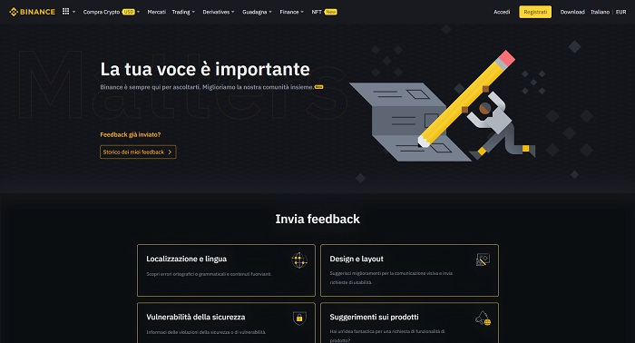 opinione binance