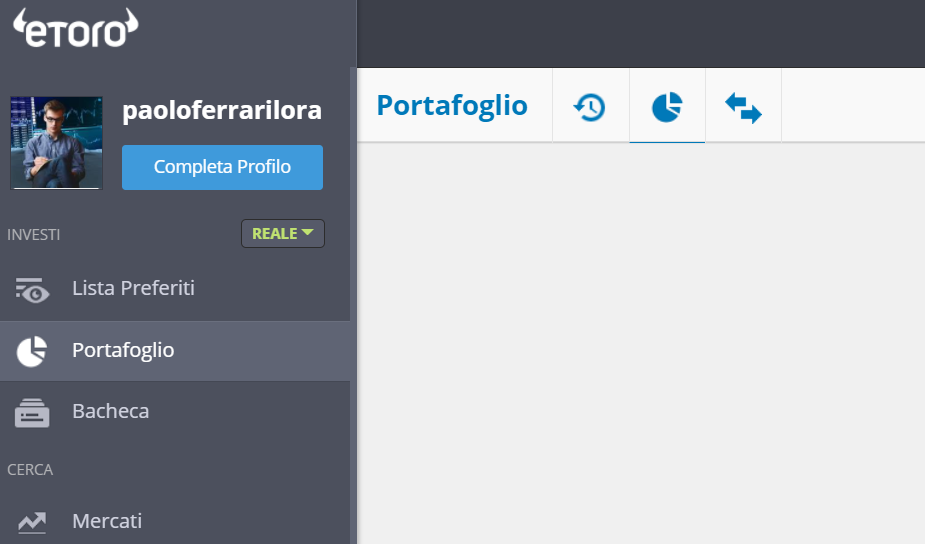 portafoglio etoro