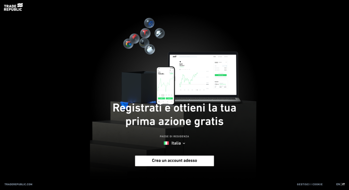 trade reoublic registrazione